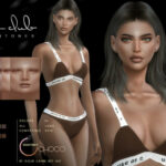 Natural shine skintones for female (Choco) by S-Club at TSR