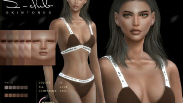 Natural shine skintones for female (Choco) by S-Club at TSR