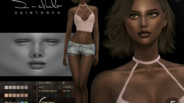 Natural skintone overlay for female sims by S-Club at TSR