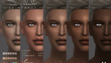 Natural skintone overlay for male sims by S-Club at TSR