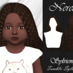 Nerea Hairstyle (Toddler) by Sylviemy at TSR