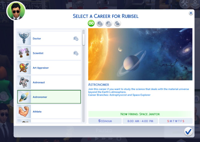 New Careers at Kiara’s Sims 4 Blog