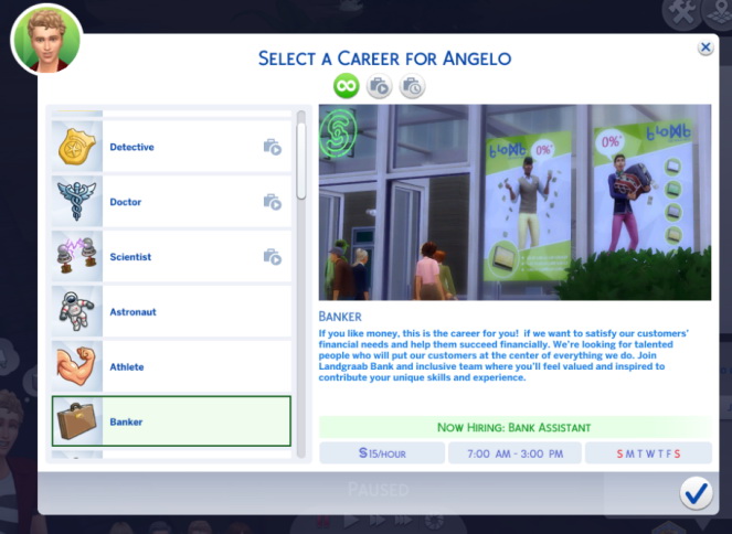 New Careers at Kiara’s Sims 4 Blog