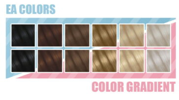 New EA Natural Swatches Gradients at AHarris00Britney