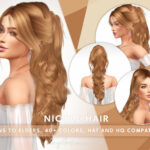 Nicole Hair by SonyaSimsCC at TSR