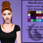 Nightcrawler Iggy Hair Retexture by BlackCat27 at TSR