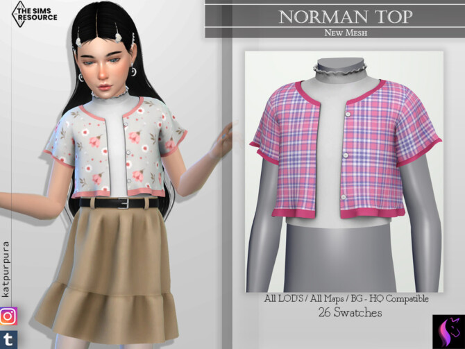 Norman Top by KaTPurpura at TSR