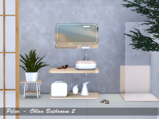 Oblon Bathroom 2 by Pilar at TSR