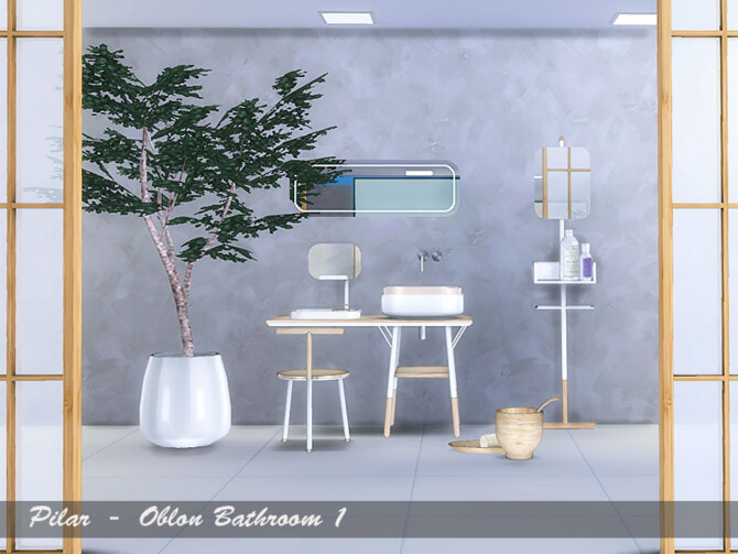 Oblon Bathroom by Pilar at TSR