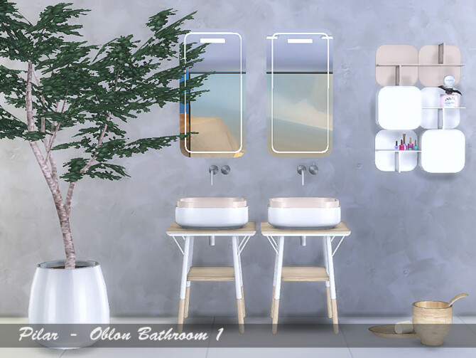 Oblon Bathroom by Pilar at TSR