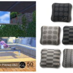 Outdoor Pillows 2&3 at Ktasims