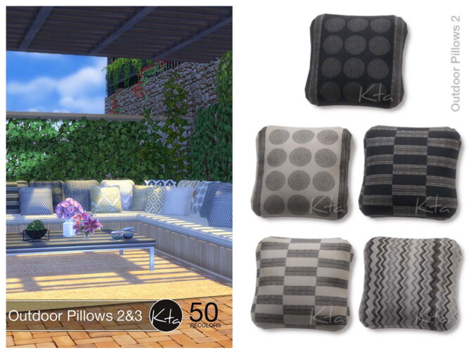 Outdoor Pillows 2&3 at Ktasims