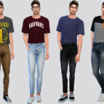 Oversized Tucked Tees by McLayneSims at TSR