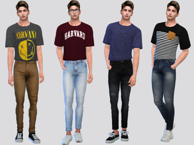 Oversized Tucked Tees by McLayneSims at TSR