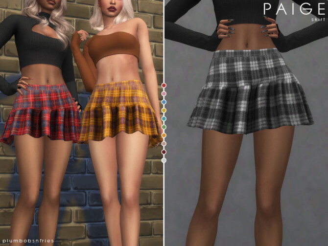 PAIGE skirt by Plumbobs n Fries at TSR