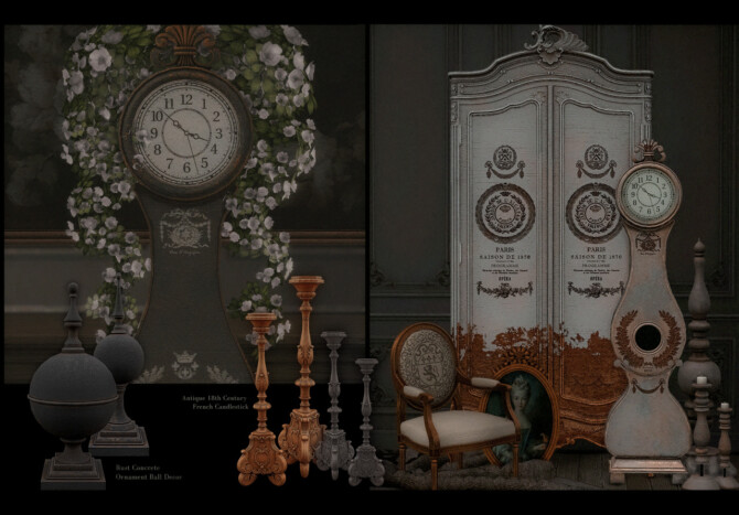 PARISIAN PART II antique french collection pack at