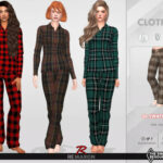 Pajamas Pants 01 for female Sim by remaron at TSR