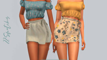 Pareo Skirt BT428 by laupipi at TSR