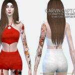 Party Glitter Shorts Set by carvin captoor at TSR