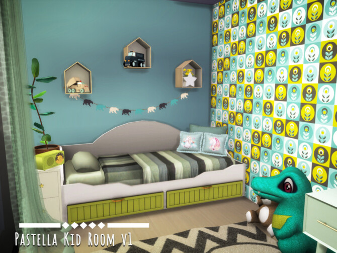 Pastella Kid room v1 by GenkaiHaretsu at TSR