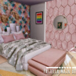 Pastella main bedroom by GenkaiHaretsu at TSR