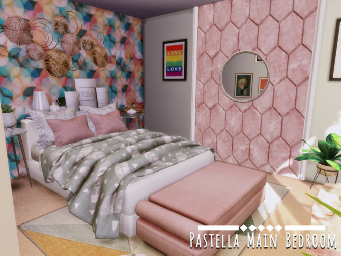 Pastella main bedroom by GenkaiHaretsu at TSR