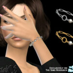 Pearl fragment chain bracelet by NataliS at TSR