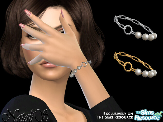 Pearl fragment chain bracelet by NataliS at TSR