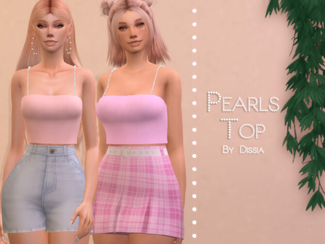 Pearls Top by Dissia at TSR