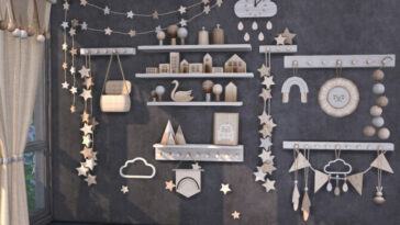 Phoebe Wall Decor by soloriya at TSR