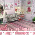 Pink Livingroom Collection at Annett’s Sims 4 Welt