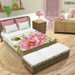 Pink Peonies Bedroom by neinahpets at TSR