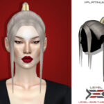 Platinum hair set by LEXEL at TSR