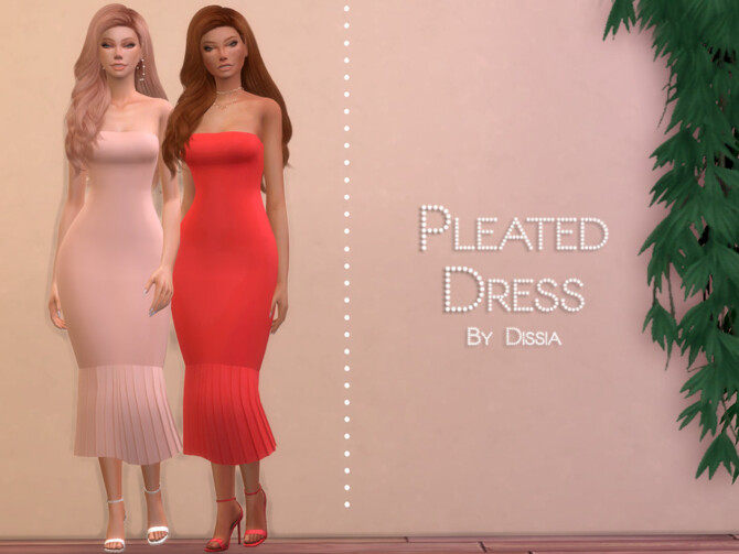 Pleated Dress by Dissia at TSR