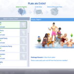 Pool Party event at Kiara’s Sims 4 Blog