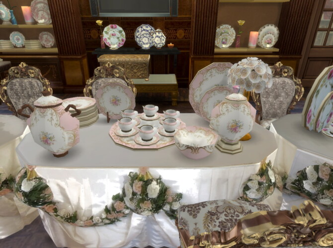 Porcelain Room in The Hallwyl Museum at Anna Quinn Stories