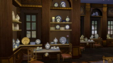 Porcelain Room in The Hallwyl Museum at Anna Quinn Stories