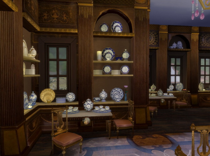 Porcelain Room in The Hallwyl Museum at Anna Quinn Stories