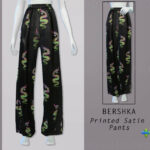 Printed Satin Pants at Rimshard Shop