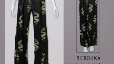 Printed Satin Pants at Rimshard Shop