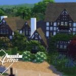 Queen Anna Big Tudor house by GenkaiHaretsu at TSR