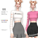 RIRI Cut Out Top by Helsoseira at TSR