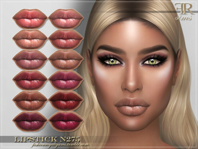 FRS Lipstick N275 by FashionRoyaltySims at TSR