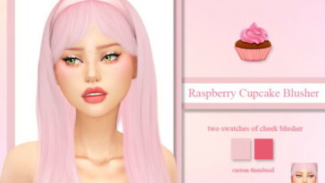 Raspberry Cupcake Blusher by LadySimmer94 at TSR