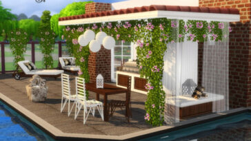 Recreio garden set by SIMcredible at TSR