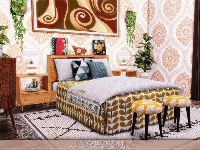 Retro Bedroom by MychQQQ at TSR