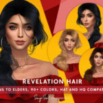 Revelation Hair by SonyaSimsCC at TSR