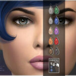 Right-Side Single Earring by BAkalia at TSR