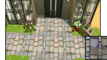 Rocks Rock floor tiles by lavilikesims at TSR