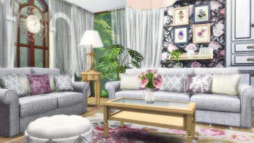 Rosa Living Room by Rirann at TSR